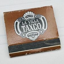 Vintage Matchbook Paper Matches - La Villa Taxco - Mexican Restaurant Cuisine picture