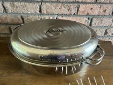 Rancher 18/10 Stainless Steel Oval Roaster Set Accessories See Pictures picture