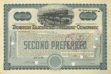 Boston Elevated Railway Co. - Railroad Stock Certificate - Railroad Stocks picture