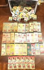 HUNTS TOMATO SAUCE  MATCHBOOKS RECIPES OHIO BLUE TIP MATCH 142 PACKS + 48 COVERS picture