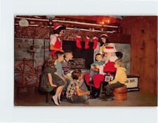 Postcard Young Guests Santa's Workshop North Pole New York USA North America picture