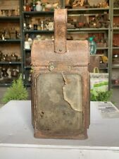 Vintage Handcrafted Iron A. Murcott & Co. England Handheld Railway Lantern Lamp picture
