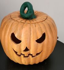 Vintage Halloween Jack O Lantern Pumpkin Ceramic Large  picture