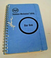 Vintage USS Seamless Mechanical Tubing Blue Book Paper Back Ringed Binder 1976 picture