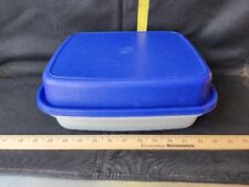 Vintage Tupperware Season Serve Blue Marinating Container Clean Ready2Use picture