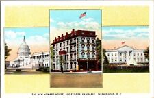 Vtg Postcard, The New Howard House, 600 Pennsylvania Ave. Washington D.C. picture