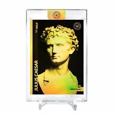 JULIUS CAESAR Art Trading Card 2023 GleeBeeCo Holo Figures #JLFR *GOLD* 1/1 picture