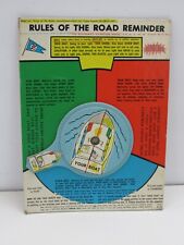 Rare VINTAGE UNITED STATES US COAST GUARD NAUTICAL RULES OF THE ROAD Chart FK-25 picture