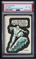 1976 Topps Marvel Comic Book Heroes Iceman Ice Man (Blank Back) PSA 6 0mf9 picture