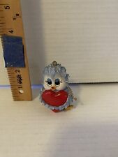 Vintage Sonshine Promises  Blue Owl Ornament Love From The Heart 8007 picture