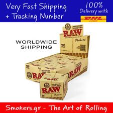6x RAW  Perfecto Pre-Rolled Unrefined Cone Filter Tips (100 Pcs) -- FULL BOX -- picture