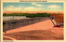 Postcard Norfolk Dam South of West Plains Missouri A42 picture