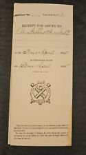 1865 Received of 2nd Lt Thos. J Stone Muskets Bayonets Scabbards Ordnance DC picture