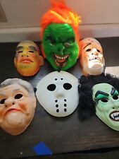 Vintage Halloween Mask Lot Of 6 picture
