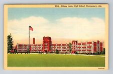 Montgomery AL-Alabama, Sidney Lanier High School, Antique Vintage Postcard picture