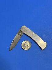 USA Mt. Ida Arkansas Knife Silver Toned Clean Blade, Great Condition picture