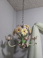 Vintage Metal Daisy Chandelier picture
