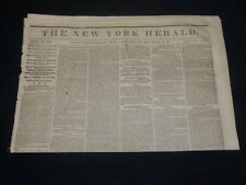 1854 APRIL 8 NEW YORK HERALD NEWSPAPER - GADSDEN TREATY - 33RD CONGRESS- NP 4892 picture