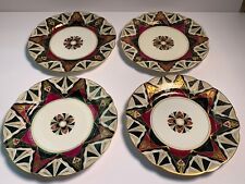 4 Antique Alhambra Austria Vienna Porcelain Cabinet Plate 8.25