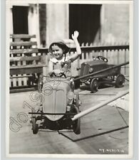 Child Actor VIRGINIA WEIDLER Star Of RKO’s FRECKLES In Toy CAR 1935 Press Photo picture