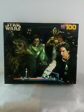New Milton Bradley 100pc Puzzle ~ Star Wars VI Han Solo Luke Leia Chewie C-3PO picture
