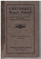 Vintage 1925 1st Edition Chevrolet Repair Manual - Original picture