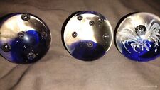 3 Glass Paperweights picture