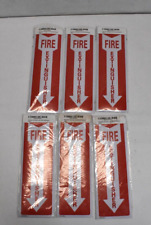 Self-Adhesive Vinyl Fire Extinguisher Arrow Sign 4