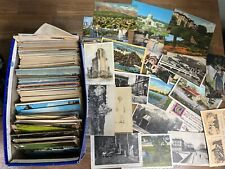 HUGE Lot of VTG Postcards - RPPC Holiday Landmarks States Towns MIXED picture