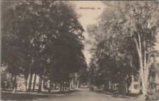 c1930s Bradford Vermont street scene vintage auto trees postcard B868 picture