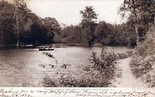 BLAIRSTOWN NJ - Blair Academy The Lake Looking West Postcard - udb - 1906 picture