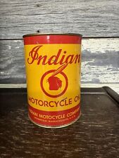 Vintage Indian Motorcycle Quart Oil Can picture