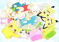 2000 Set A Pokemon Postcard Illustrated By Keiko Fukuyama  picture