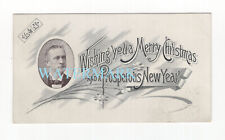 RARE 1890's Louisville and Nashville L&N Railroad Christmas Holiday NY Card Vtg picture