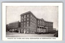Northampton MA-Massachusetts Wiggins Old Tavern & Hotel Vintage Postcard picture