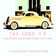 1934 1935 1936 1937 1938 1939 Ford V-8 V8 ad CD-ROM: 160+ ads picture