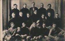 RPPC 1908 Football Team Real Photo Post Card Vintage picture