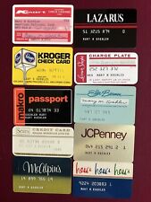Vintage ‘70s Credit Cards 5 Different Charge Cards JCPenny K-Mart McAlpin’s picture