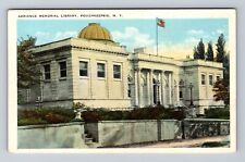 Poughkeepsie NY-New York, Adriance Memorial Library, Antique, Vintage Postcard picture