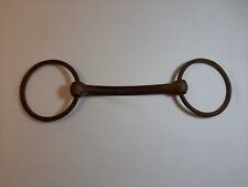 Antique Vintage Draft Horse Bit Bridle Hand Forged Cast Iron Western Country picture