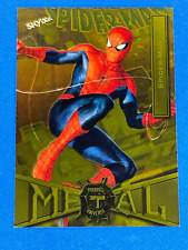 2021 2022 UD Marvel Metal Universe SPIDER-MAN SP Parallel GOLD YELLOW FX #76 picture