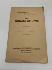 October 1944 The Annals Of Iowa Magazine 3rd Series V. 16 No. 2 picture