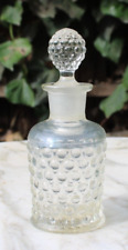 Vintage DUNCAN MiLLER Clear HOBNAIL GLASS 1000 EYES Perfume Bottle+Stopper picture
