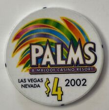 Palms Hotel Casino Resort Las Vegas $4 Chip Bingo Ellie 2002 picture