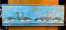 RARE EGYPTIAN ANTIQUES Painting Geese Medium Famous for Mona Lisa Hang On Wall picture