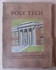 June 1926 Benson Polytechnic School Yearbook Portland Oregon * Poly Tech picture