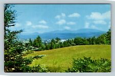 Rangeley ME-Maine, View From Oquossac Road, Vintage Postcard picture