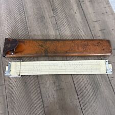 B18 K&E Keuffel & Esser 4092-3 Slide Rule with Leather case picture