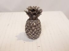 Vintage Miniature Pewter Pineapple Mini Figurine Figure 2