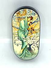 Lacquer Box  Alphonse Mucha , Hand Painted, Papier Mache, Jewelry Box, Mothers picture